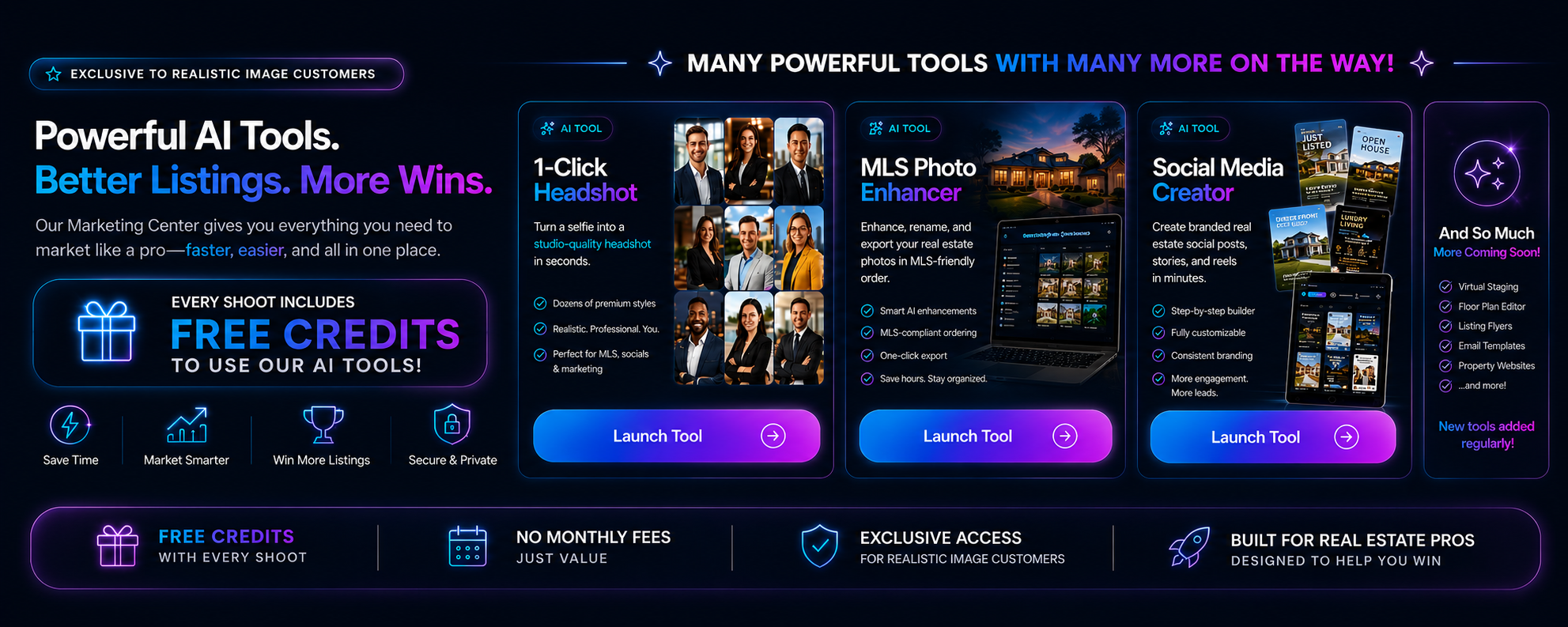 Powerful AI Tools for real estate marketing — explore the AI Marketing Center